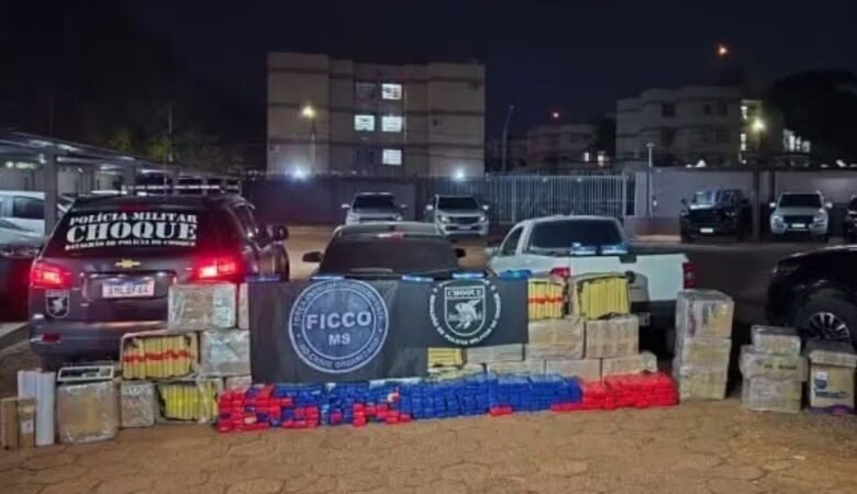 Casal usava casa do filho para guardar 1 tonelada de maconha