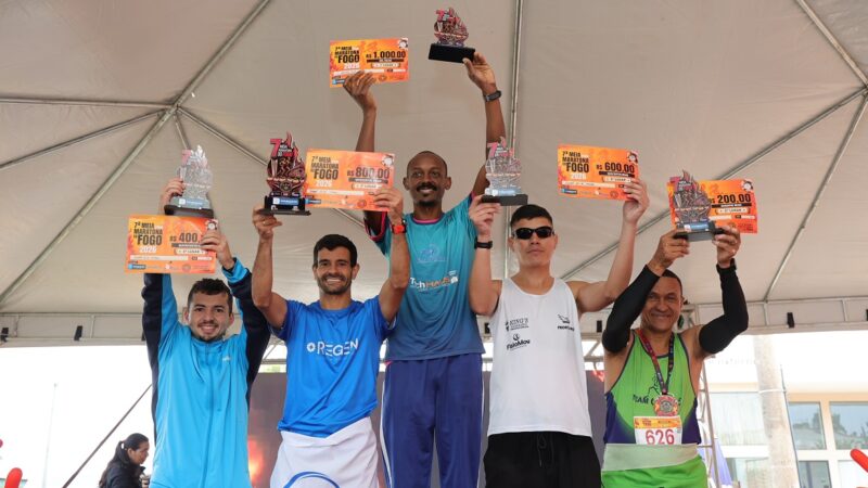 Douradenses superam adversários e vencem sétima edição da Meia Maratona do Fogo