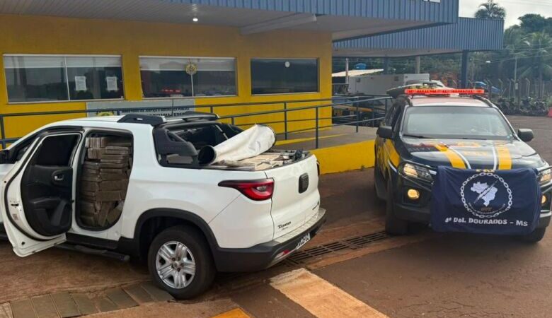 Motorista tenta fugir e acaba preso com carga de maconha
