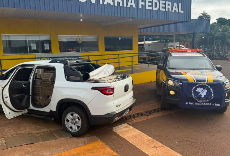 Motorista tenta fugir e acaba preso com carga de maconha