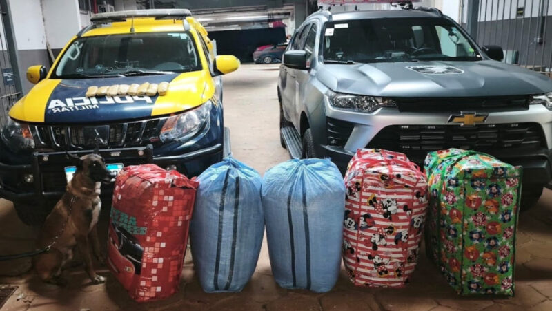 Grupo é preso com 4 quilos de pasta base e 116 quilos de folhas de coca