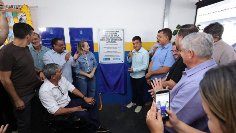 Prefeitura inaugura salas de aula e zera déficit de vagas na região do Guaicurus