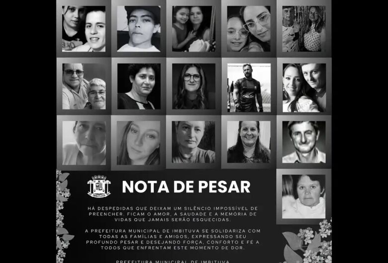 Vítimas do acidente na BR-737 são veladas em Imbituva