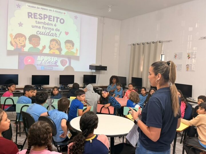 Prefeitura amplia ações do Agosto Lilás com o projeto “Lei Maria da Penha vai à Escola”