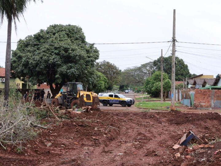 Prefeitura conclui desocupação irregular de área pública no Jardim João Paulo II