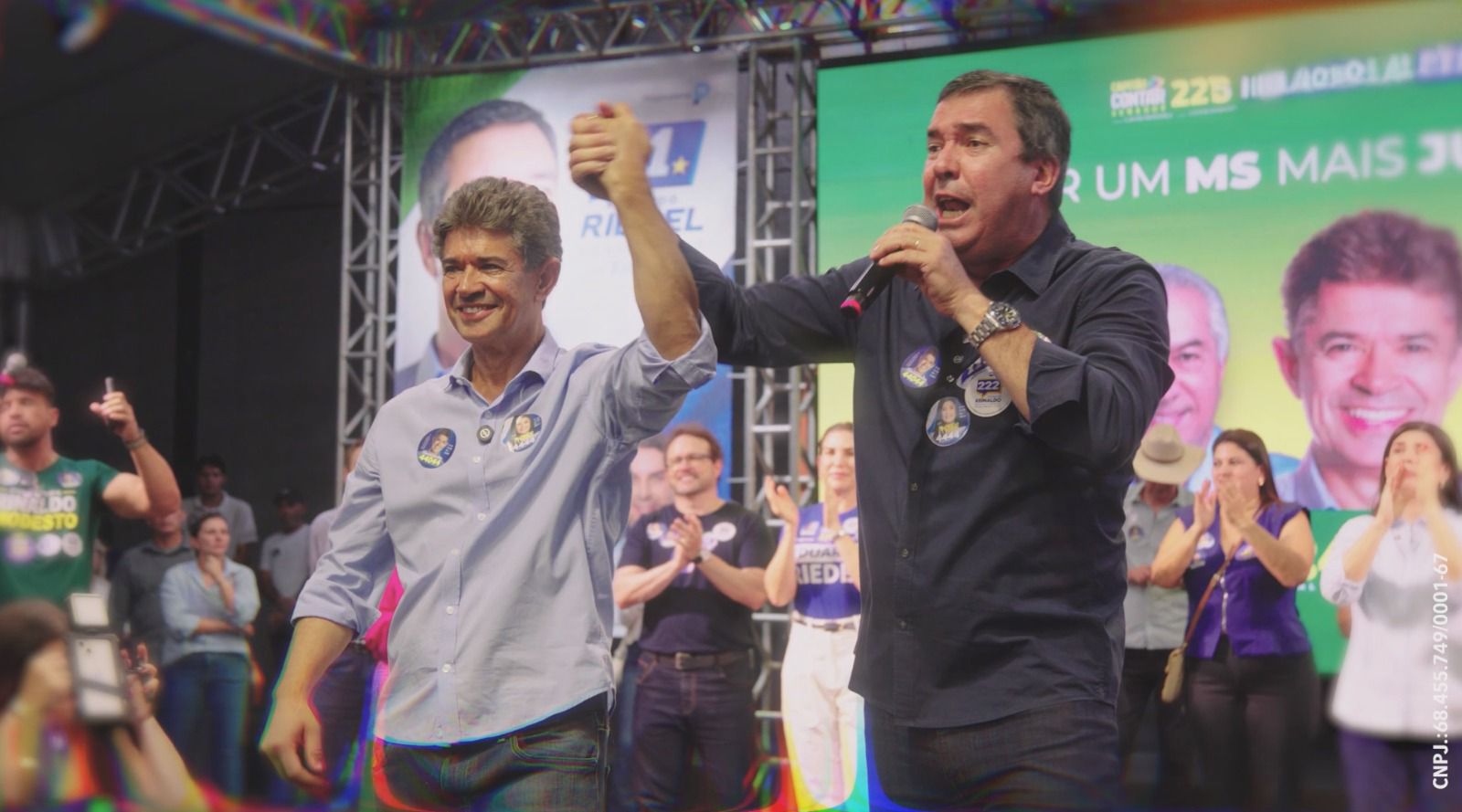 Rinaldo Modesto lança campanha com apoio de Riedel e lideranças políticas