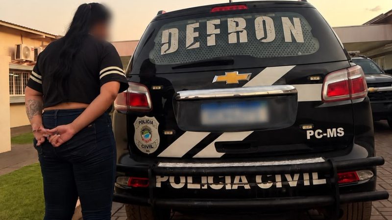 Defron prende mulher condenada por tráfico de drogas em Dourados