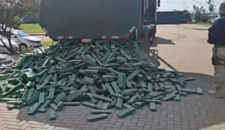 Carga com 3t de maconha que saiu da fronteira é apreendida em SP