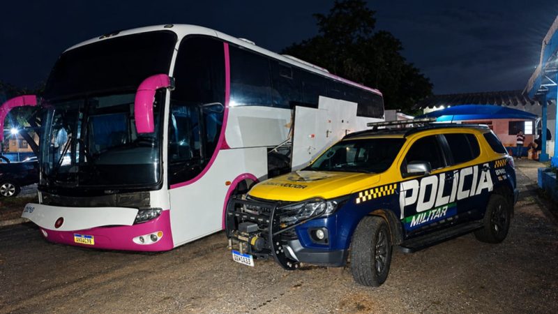 Ônibus com destino a SP é apreendido com quase R$ 90 mil em produtos paraguaios