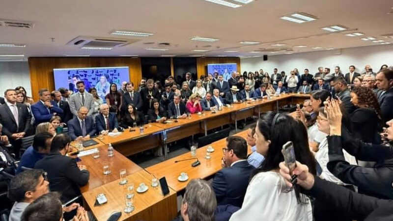 Rose Modesto participa de reunião em Brasília que definiu apoio a Flávio Bolsonaro
