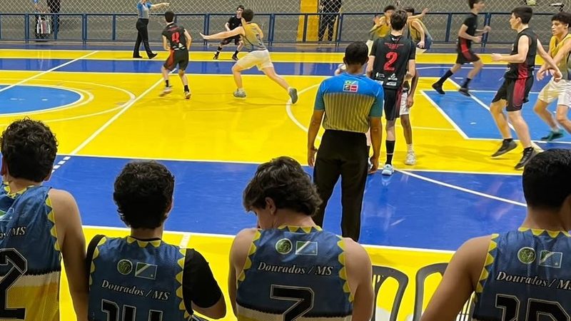 Dourados recebe finais do Estadual de Basquetebol Sub-16 e se destaca no esporte de base