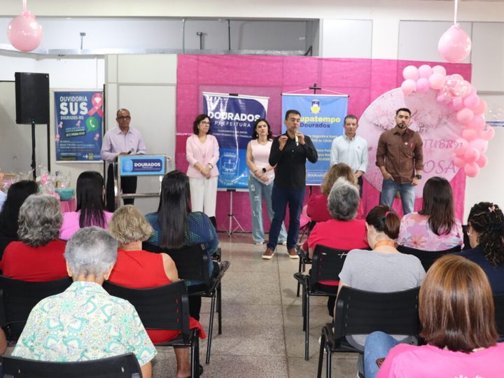 Prefeitura faz ação do Outubro Rosa com foco na saúde, proteção à mulher e empreendedorismo 