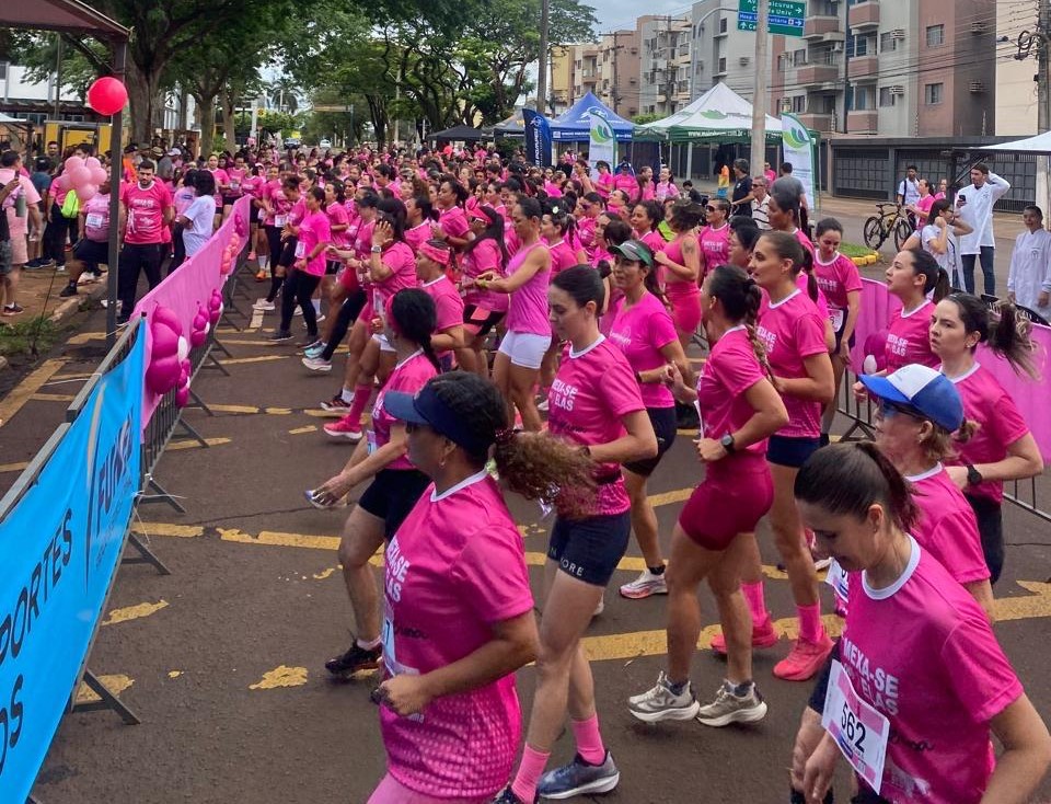 Prefeitura muda largada e trajeto da 2ª Corrida e Caminhada Rosa “Mexa-se por Elas”