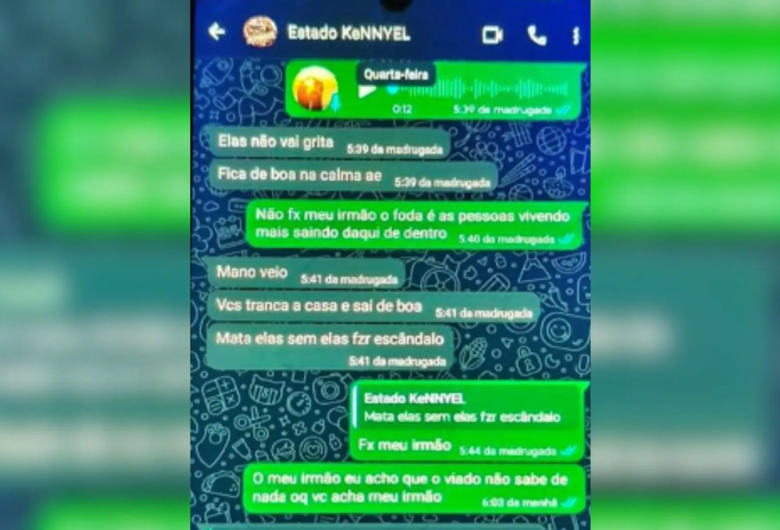 Mensagens do PCC revelam ordem de execução e transmissão de duplo homicídio em MS
