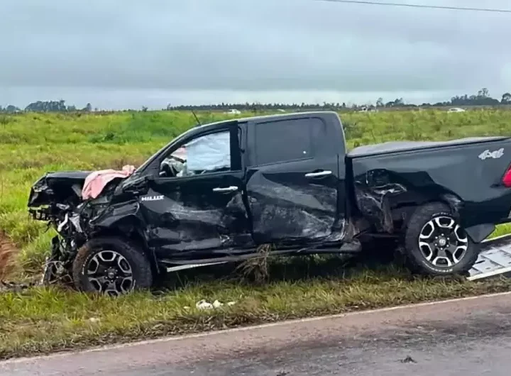 Caminhonete envolvida em acidente com mortes era conduzida por ex-vice-prefeito