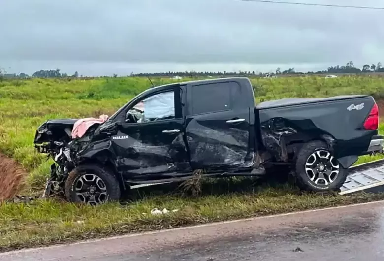 Caminhonete envolvida em acidente com mortes era conduzida por ex-vice-prefeito