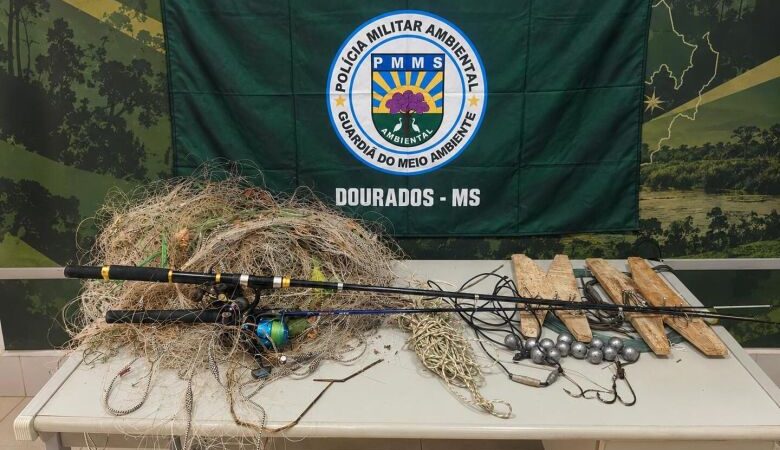 PMA usa drone e flagra pesca predatória com petrechos proibidos