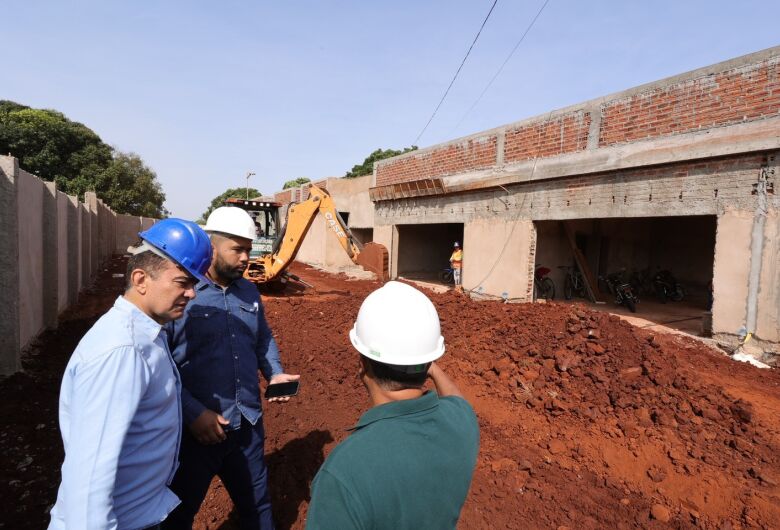 Obras do CAPS AD III avançam e chegam a 65% de execução em Dourados